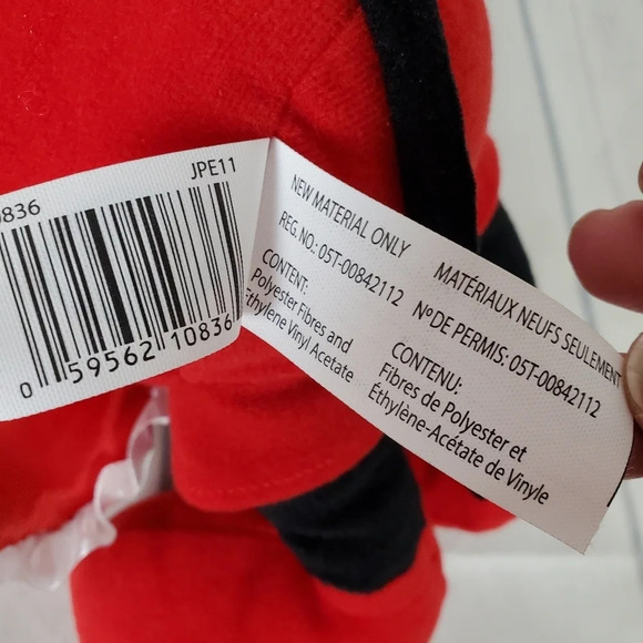 Disney Mickey Mouse Plush Valentine Heart 13" Tall - Picture 9 of 9